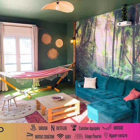 Jungle Urbain- Sauna - Cine - Hamac - Hyper Centre Amiens Dış mekan fotoğraf